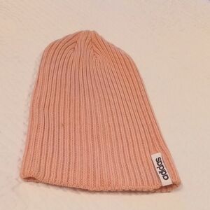 Adidas pink beanie